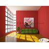 印象派花卉194 純手繪 油畫 方形 粉紅 暖色系 印象 掛畫 無框畫 民宿 室內設計 居家佈置