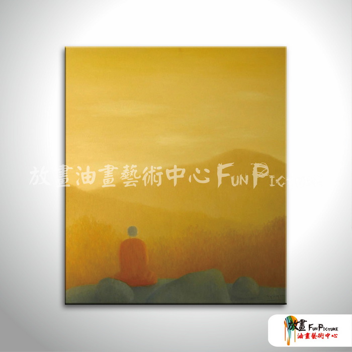 越南景20 純手繪 油畫 直幅 黃褐 暖色系 藝術品 裝飾 無框畫 裝潢 室內設計 客廳掛畫