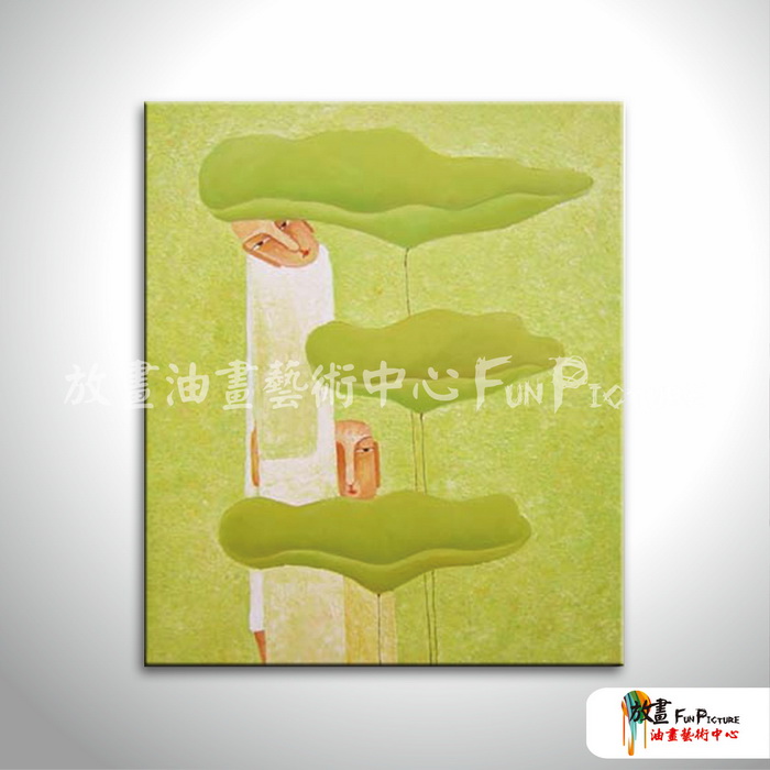越南景21 純手繪 油畫 直幅 灰綠 中性色系 藝術品 裝飾 無框畫 裝潢 室內設計 客廳掛畫