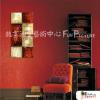 2拼抽象33 純手繪 油畫 方形*2 紅褐 暖色系 裝飾 畫飾 無框畫 民宿 餐廳 裝潢 室內設計