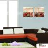 2拼抽象48 純手繪 油畫 方形*2 紅灰 中性色系 裝飾 畫飾 無框畫 民宿 餐廳 裝潢 室內設計