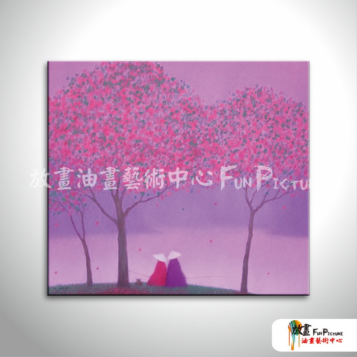 越南景46 純手繪 油畫 橫幅 灰紫 中性色系 藝術品 裝飾 無框畫 裝潢 室內設計 客廳掛畫