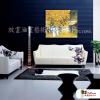 越南景50 純手繪 油畫 橫幅 黃褐 暖色系 藝術品 裝飾 無框畫 裝潢 室內設計 客廳掛畫