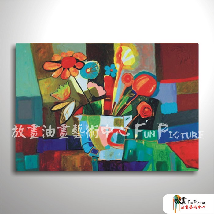 花卉F17 純手繪 油畫 橫幅 多彩 暖色系 藝術品 裝飾 畫飾 無框畫 民宿 餐廳 裝潢 室內設計