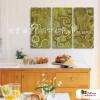 3拼抽象A170 純手繪 油畫 直幅*3 褐綠 中性色系 線條 裝飾 無框畫 民宿 餐廳 裝潢 室內設計