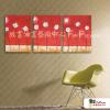 3拼抽象C77 純手繪 油畫 直幅*3 紅褐 暖色系 形象 裝飾 無框畫 民宿 餐廳 裝潢 室內設計
