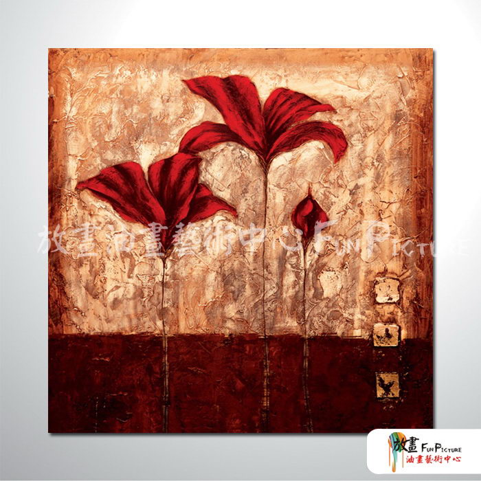 純抽象33 純手繪 油畫 方形 紅咖 暖色系 藝術畫 裝飾 無框畫 裝潢 室內設計 客廳掛畫
