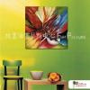 純抽象42 純手繪 油畫 方形 紅黃 暖色系 藝術畫 裝飾 無框畫 裝潢 室內設計 客廳掛畫