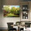 樹林景83 純手繪 油畫 橫幅 黃綠 暖色系 山水 藝術畫 精選 民宿 餐廳 裝潢 室內設計 辦公室