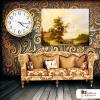 古典風景112 純手繪 油畫 橫幅 黃褐 暖色系 山水 門市 客廳 裝飾 招財 風水 民宿 辦公室