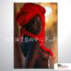 現代人體18 純手繪 油畫 直幅 黑紅 中性色系 裸體 裸女 藝術 時尚 摩鐵 旅館 酒店 情趣 裝潢