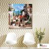 地中海風景A29 純手繪 方形 油畫 白色 中性色系 裝飾 畫飾 無框畫 民宿 餐廳 裝潢 實拍影片