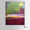 純抽象A164 純手繪 油畫 直幅 綠紫 冷色系 層色 畫飾 無框畫 民宿 餐廳 裝潢 室內設計