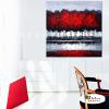 紅樹林B310 純手繪 油畫 方形 紅色 暖色系 裝飾 畫飾 無框畫 民宿 餐廳 裝潢 室內設計