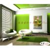 荷花120 純手繪 油畫 直幅 綠色 冷色系 印象 掛畫 無框畫 民宿 室內設計 居家佈置