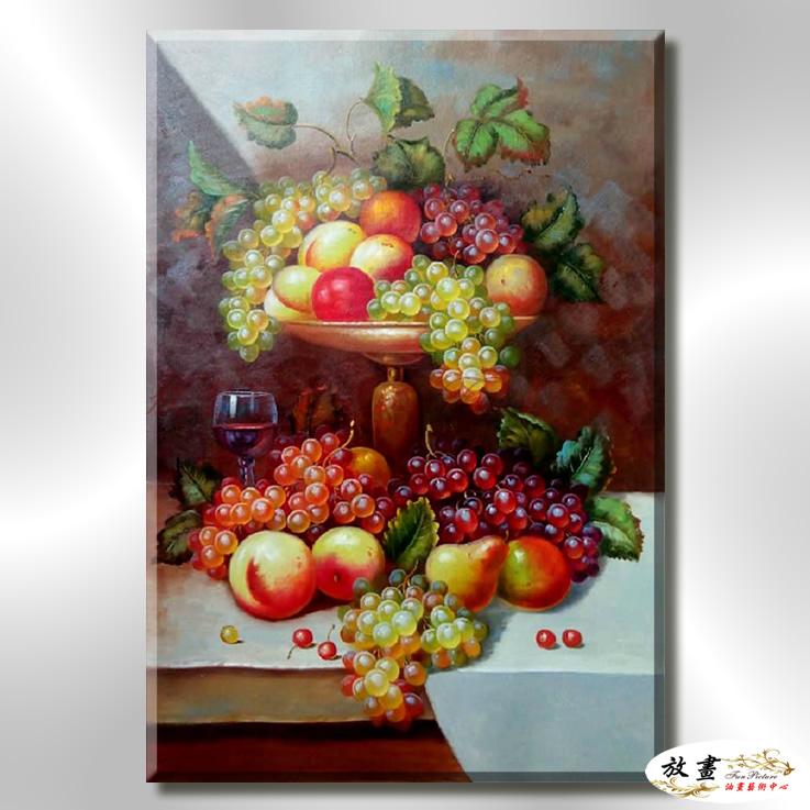 葡萄ST101 純手繪 油畫 直幅 紅咖 暖色系 無框畫 成果豐碩 平安大吉 圓圓滿滿 餐廳 掛畫